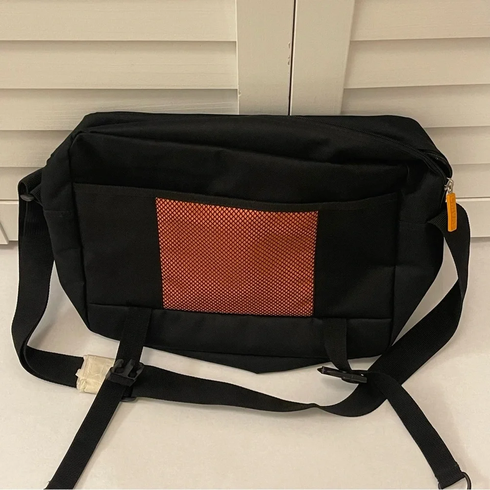 Chivas Regal Black & Orange Messenger Bag –‎ Multi-Compartment, Branded Interior